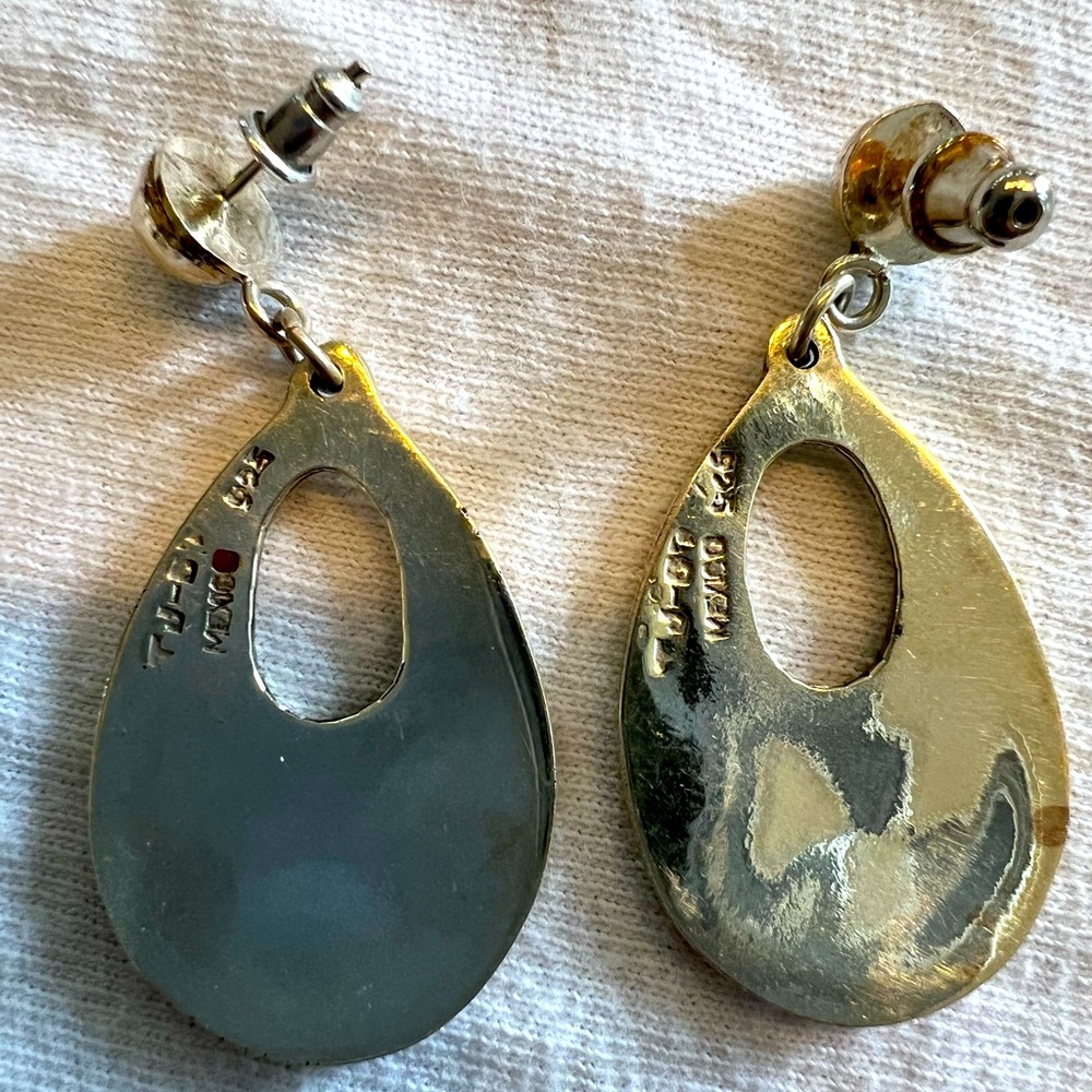 MEXICAN SILVER EARRINGS FROM TAXCO
